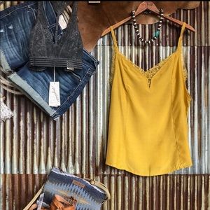 Savannah 7s Mustard Yellow tank top